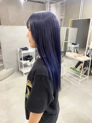 ロング カラー 前橋 姫奈のヘアスタイル