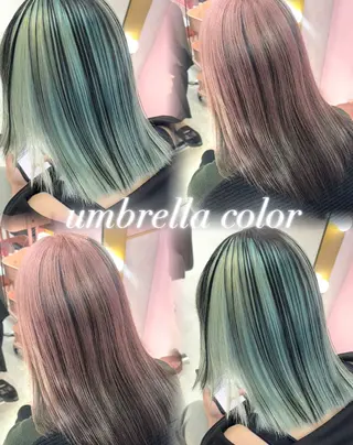 ミディアム カラー ブリーチ指名 No.1🦋KOKIのヘアスタイル