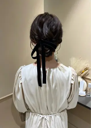 セミロング ヘアアレンジ 🫧tomoka 透明感カラー🫧のヘアスタイル