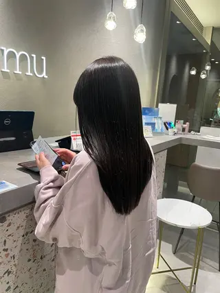 セミロング 中村 美穂のヘアスタイル