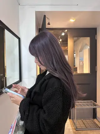 カラー 西垣 沙也加のヘアスタイル