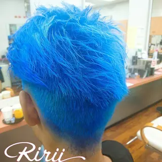 ショート カラー メンズ 工藤 和也のヘアスタイル