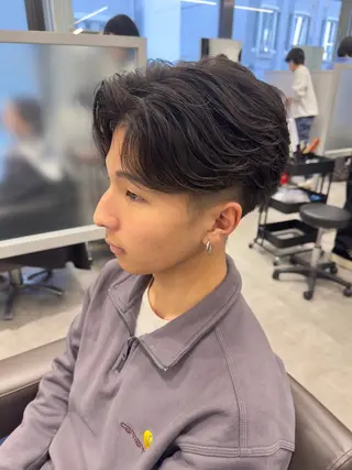 ショート パーマ メンズ 加藤拓海 /モデル募集中のヘアスタイル