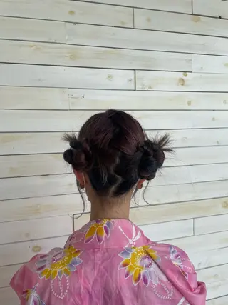 ヘアアレンジ なな /カラー/アレンジのヘアスタイル