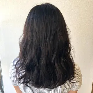 ロング カラー 菅沢 奈生のヘアスタイル