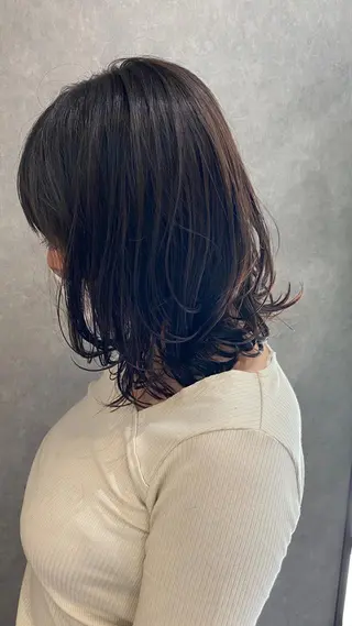 ミディアム カラー パーマ Bianca 代表 硲 貴亮【東武練馬】のヘアスタイル
