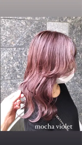 セミロング カラーアンドケアリタ kitamuuuのヘアスタイル