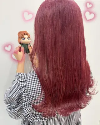 セミロング カラー 新宿駅近♡個室 ♡関口三都季🌜のヘアスタイル