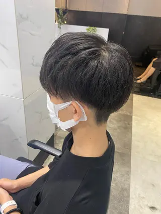 パーマ メンズ 新宿⌇韓国風ヘア ⌇透明感カラーのヘアスタイル