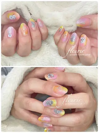 ネイル フルリール 【プライベートサロンのネイルデザイン