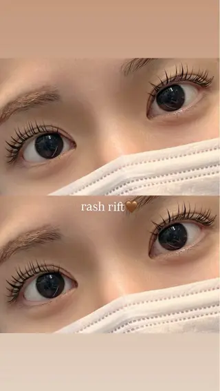 マツエク・マツパ hair ruup CHIAKIのマツエク・マツパデザイン