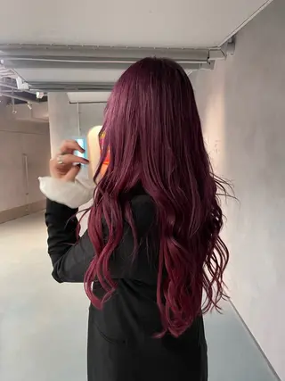 セミロング カラー 🎀ブリーチ/メンズ ひより🎀のヘアスタイル
