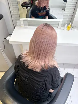 カラー 透明感ベージュ🤎 ナチュラルレイヤーのヘアスタイル