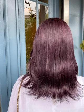 セミロング 齋藤 樹里のヘアスタイル