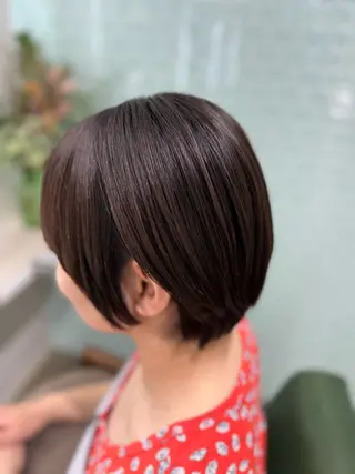 ショート 縮毛矯正/ /関内/あべももこのヘアスタイル