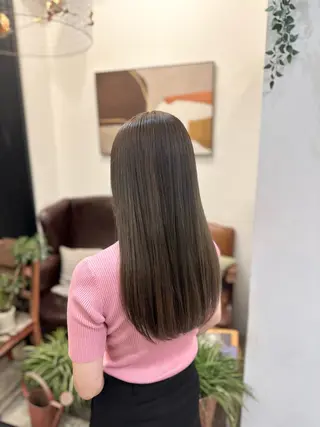ロング カラー 村上 滉弥のヘアスタイル