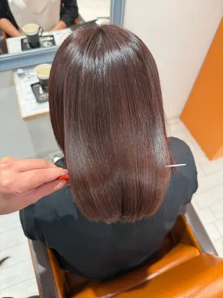 ミディアム 🍊髪質改善🍊縮毛 矯正🍊濱野紗奈🍊のヘアスタイル