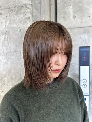 ミディアム カラー 🎨デザイン🥇 美髪・艶髪 日暮千敬のヘアスタイル