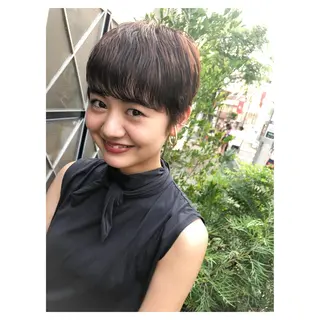 ショート カラー センスをお届けします 大谷将生infpのヘアスタイル