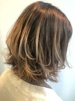 ミディアム ::: gally :::のヘアスタイル