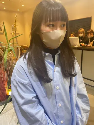 ロング 透明感ニュアンス 柔らかstyle🤍のヘアスタイル