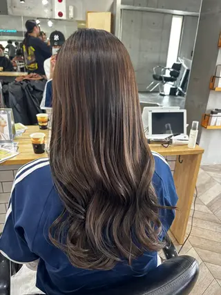 ロング カラー ANGELICA ゆづのヘアスタイル