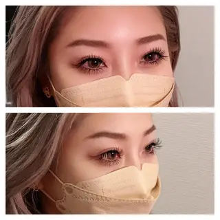 カラー パーマ ネイル マツエク・マツパ アイブロウ 神山 ビューティー・アイのマツエク・マツパデザイン