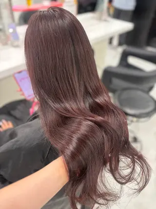 ロング まろっと艶感ブラウン ベージュ🤍まなかのヘアスタイル