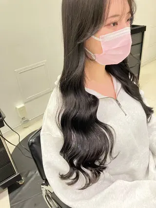 ロング カラー 💖ブリーチなし透明 感💖ASAHIのヘアスタイル