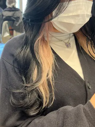 セミロング カラー 美髪ヘッドスパ🫧 西山紗奈江💆‍♀️のヘアスタイル