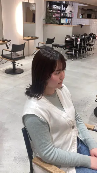 ミディアム 久野紗愛 【髪質改善　艶髪】のヘアスタイル