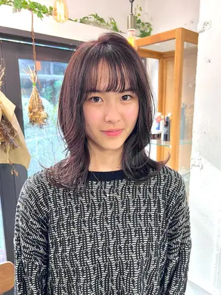 セミロング カラー 木村陸弥🌿似合わせ 再現性メンズヘアのヘアスタイル