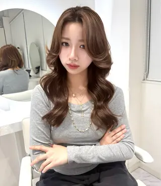 ロング カラー レイヤーカット🫧 🎀Tomoka🎀のヘアスタイル