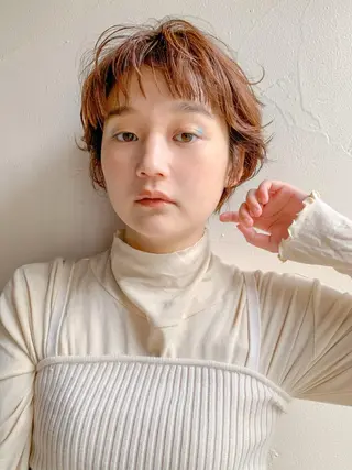 ショート メンズ／パーマ ／レディース髪質改善のヘアスタイル