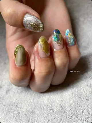 ネイル 3dパーツ/流行り 👧shushu❤️のネイルデザイン