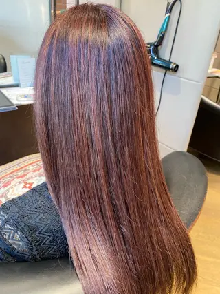 ロング カラー 荒川 匠磨のヘアスタイル