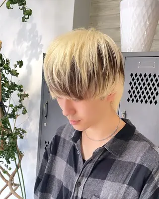 ショート カラー メンズ 色落ち綺麗透明感カラ /ボブ/ナカツヒカルのヘアスタイル