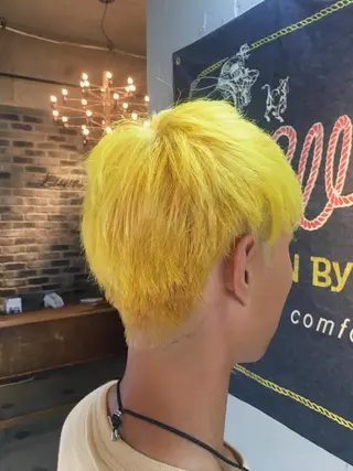 ショート カラー メンズ 代表 中島貴志のヘアスタイル