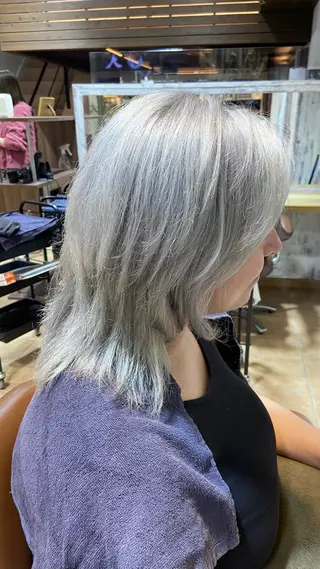 ミディアム BLUE所属・🍀Erica Koide🍀のヘアスタイル