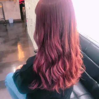 ロング カラー 髪質改善💓艶髪💓 暖色💗加藤あゆみのヘアスタイル