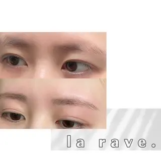 アイブロウ la rave. eyelashのマツエク・マツパデザイン