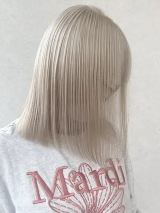 ロング ハイトーン/艶髪 🥀那波のヘアスタイル