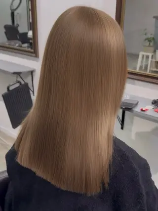 ミディアム カラー ケアブリーチ/ili 村上佳那多のヘアスタイル