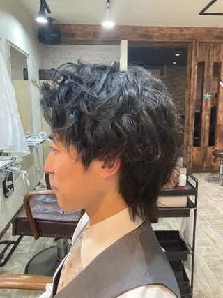 ミディアム メンズ 💥桜木町メンズ専門 💥ルキのヘアスタイル