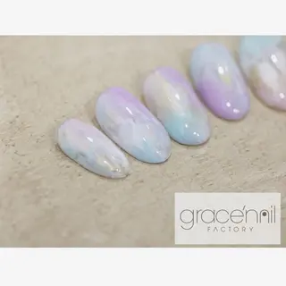 ネイル なんば堀江/育爪施術 ニュアンス✻Kaphのネイルデザイン