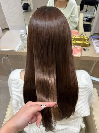 ロング カラー ボブ/顔周りレイヤー 🎀momoka🎀のヘアスタイル