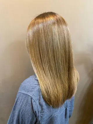 ミディアム カラー ANSA  hair 椥辻店所属・ANSA  hair かいりのヘアスタイル