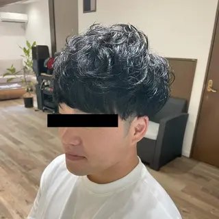 ショート パーマ メンズ パーマPrivate SalonNoa名駅のヘアスタイル