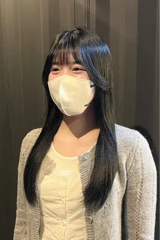 カラー AYANE ◝✩韓国ヘアのヘアスタイル