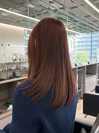 セミロング カラー 村田 りょうやのヘアスタイル